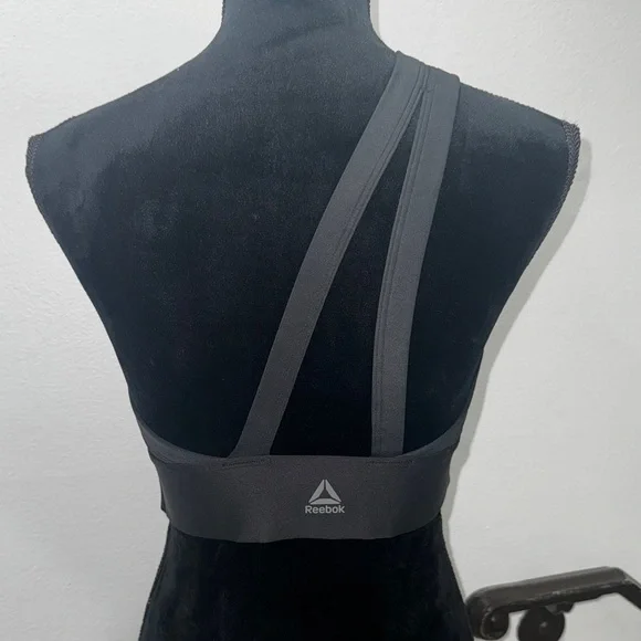 Reebok One Shoulder Bra in Black - Picture 8 of 8